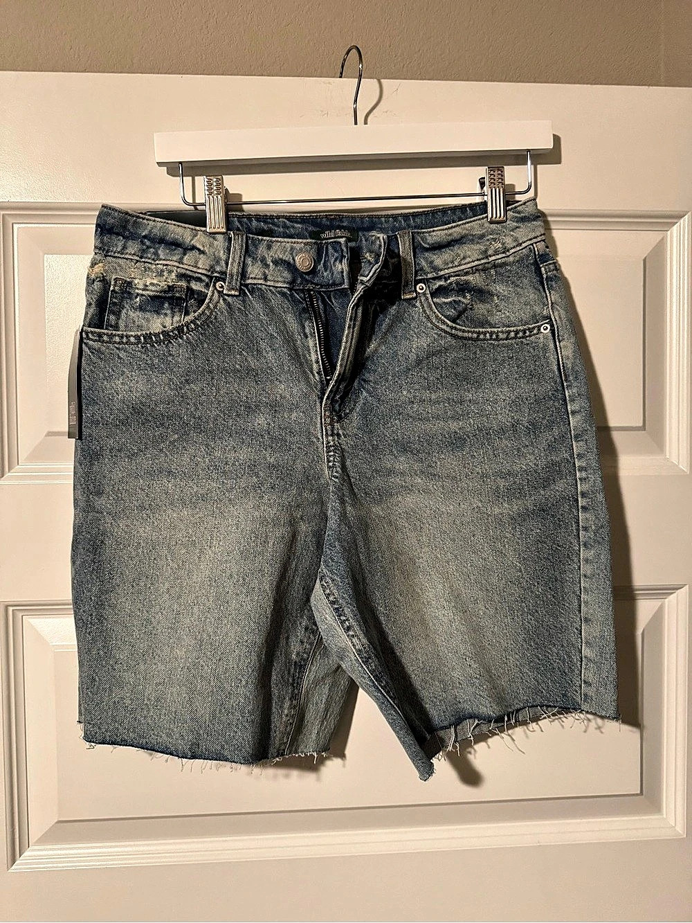 Wild Fable Mid-Rise Shorts Denim Jean Shorts Blue Size 4 NWT